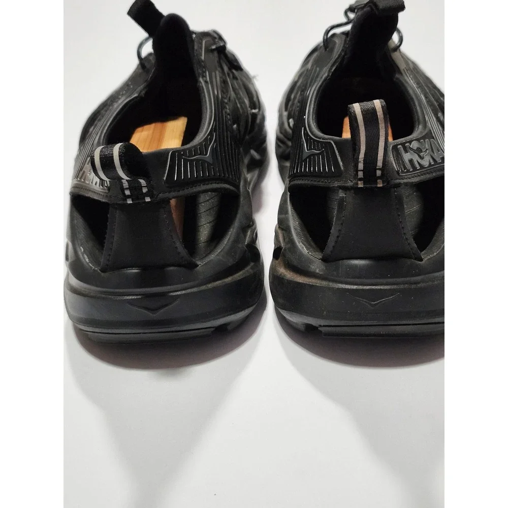 Hoka One One Hopara 2 Mens Black Hiking Sandals Mountain Shoes 1106534-BBLC 10.5
